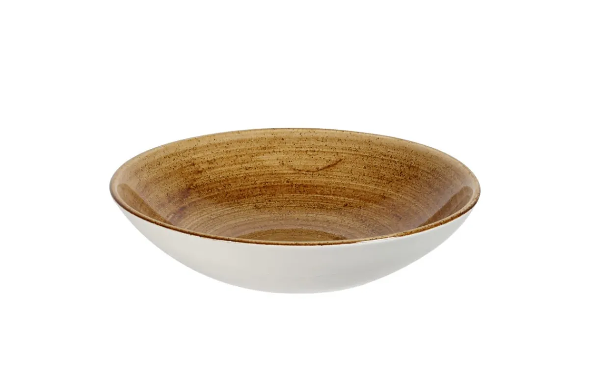 Assiette coupe rond Vintage Copper porcelaine vitrifiée Ø 32,4 cm Stonecast Patina - CHURCHILL Outlet