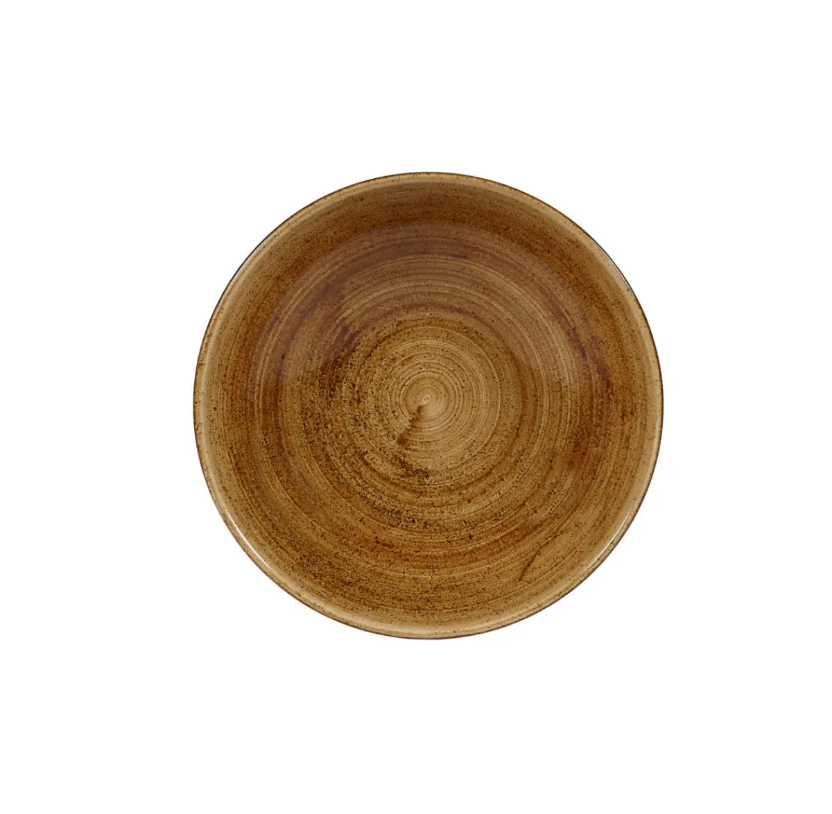 Assiette coupe rond Vintage Copper porcelaine vitrifiée Ø 32,4 cm Stonecast Patina - CHURCHILL Outlet