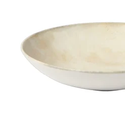 Assiette creuse beige grès émaillé Ø 22 cm Sahara - ACCOLADE Discount
