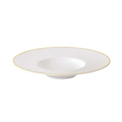 Assiette creuse blanc porcelaine bone china Ø 29 cm Chateau Septfontaines - VILLEROY & BOCH