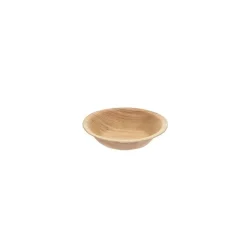 Assiette creuse bois Ø 10 cm 2 cm Oxstal (100 pièces) - PRO.MUNDI Online