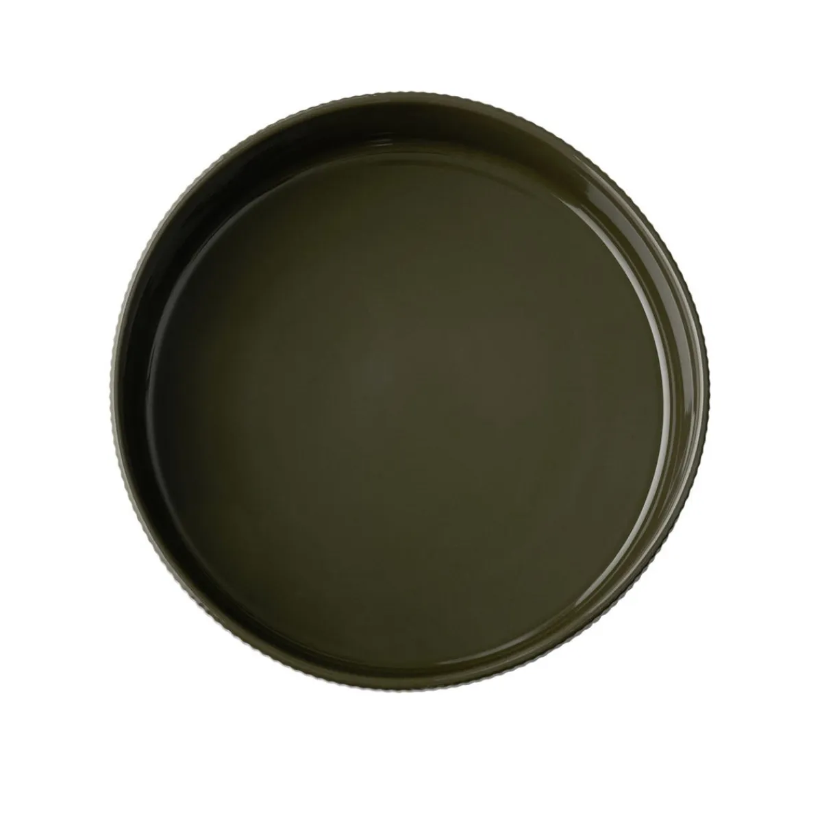 APS Assiette creuse bord droit rond marron porcelaine Ø 26 cm The Grid Sale