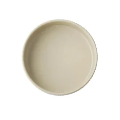 Assiette creuse bord droit rond beige porcelaine Ø 16 cm The Grid - APS Sale