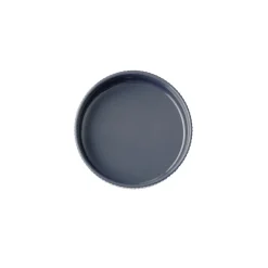 Assiette creuse bord droit rond bleu marine porcelaine Ø 16 cm The Grid - APS Sale