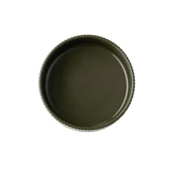 Assiette creuse bord droit rond marron porcelaine Ø 14 cm The Grid - APS Online