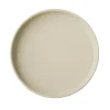 Assiette creuse bord droit rond beige porcelaine Ø 20 cm The Grid - APS Hot