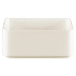 Assiette creuse carré blanc porcelaine 16x16 cm Fractal - RAK