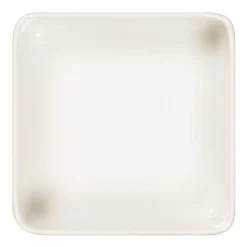 Assiette creuse carré blanc porcelaine 16x16 cm Fractal - RAK