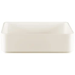 RAK Assiette creuse carré blanc porcelaine 24x24 cm Fractal Discount
