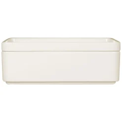 RAK Assiette creuse carré blanc porcelaine 24x24 cm Fractal Discount