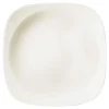 Assiette creuse carré ivoire porcelaine vitrifiée 21x21 cm Ska - RAK Discount