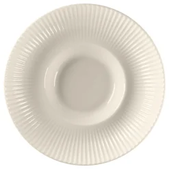 Assiette creuse gourmet rond blanc porcelaine bone china Ø 26,2 cm Spectra - RAK Outlet