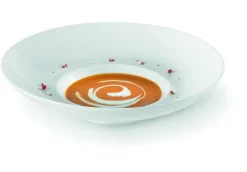 Assiette creuse gourmet rond ivoire porcelaine vitrifiée Ø 26 cm Fine Dine - RAK Sale