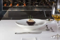 Assiette creuse gourmet rond ivoire porcelaine vitrifiée Ø 29 cm Fine Dine - RAK Clearance