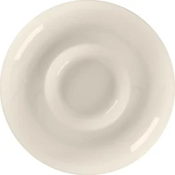 Assiette creuse gourmet rond blanc porcelaine bone china Ø 29 cm Fedra - RAK Best