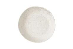 CHURCHILL Assiette creuse organique barley white porcelaine vitrifiée 25 cm Stonecast Natural Best