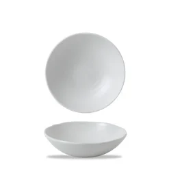 DUDSON Assiette creuse organique blanc porcelaine vitrifiée Ø 14,2 cm White Online