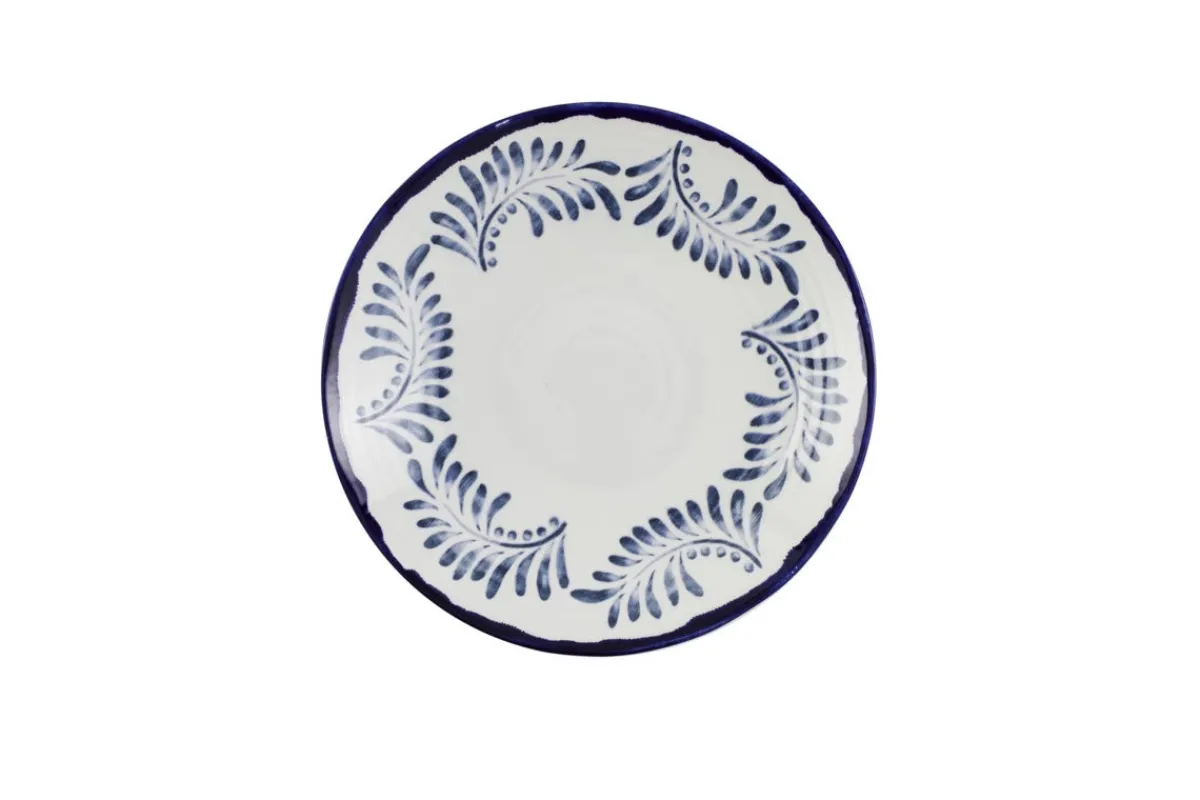 Assiette creuse organique Ink porcelaine vitrifiée Ø 28 cm Harvest Mediterranean - DUDSON Online