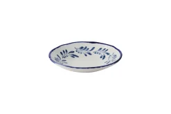 DUDSON Assiette creuse organique Ink porcelaine vitrifiée Ø 21 cm Harvest Mediterranean Online