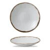 DUDSON Assiette creuse organique Natural porcelaine vitrifiée Ø 28 cm Harvest