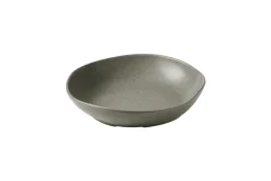 CHURCHILL Assiette creuse organique peppercorn porcelaine vitrifiée 25 cm Stonecast Natural Outlet