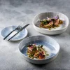 Assiette creuse organique Pink porcelaine vitrifiée Ø 20 cm Lyra - CHURCHILL