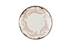 Assiette creuse organique terracotta porcelaine vitrifiée Ø 28 cm Harvest Mediterranean - DUDSON Clearance