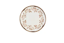 Assiette creuse organique terracotta porcelaine vitrifiée Ø 21 cm Harvest Mediterranean - DUDSON Sale