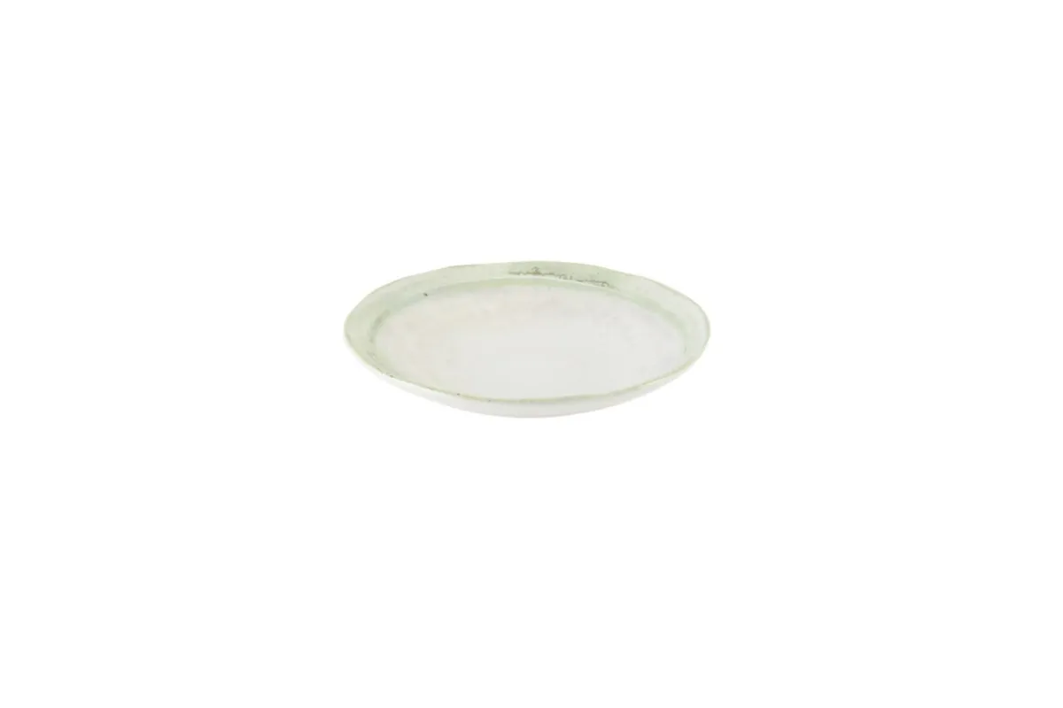 Assiette creuse organique vert porcelaine vitrifiée Ø 25 cm Finca Flint - DUDSON Hot