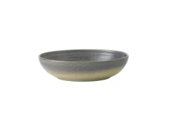 DUDSON Assiette creuse ovale gris porcelaine 21,6x16,4 cm Evo Granite New