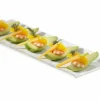 REVOL Assiette creuse rectangulaire blanc porcelaine culinaire 30 cm Bombay Discount