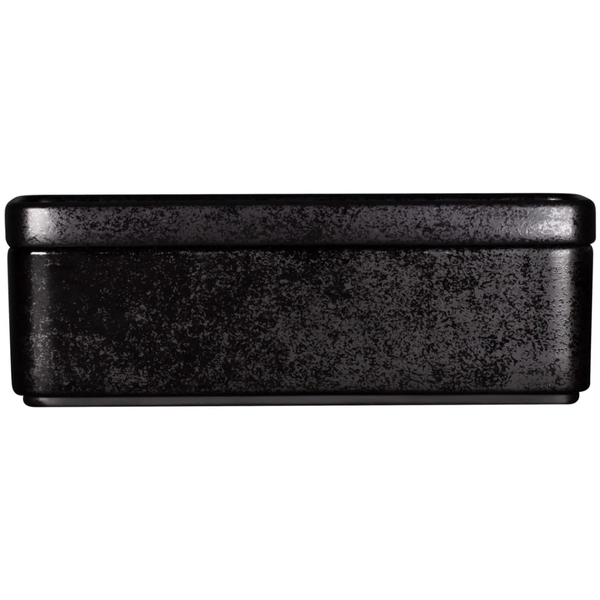 RAK Assiette creuse rectangulaire noir porcelaine 24x8 cm Fractal Online