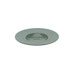 DEGRENNE Assiette creuse rond argile verte grès émaillé Ø 23 cm Bahia Best