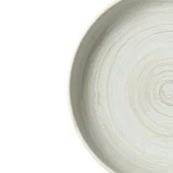 ACCOLADE Assiette creuse rond beige grès émaillé Ø 22 cm Aurora Clearance