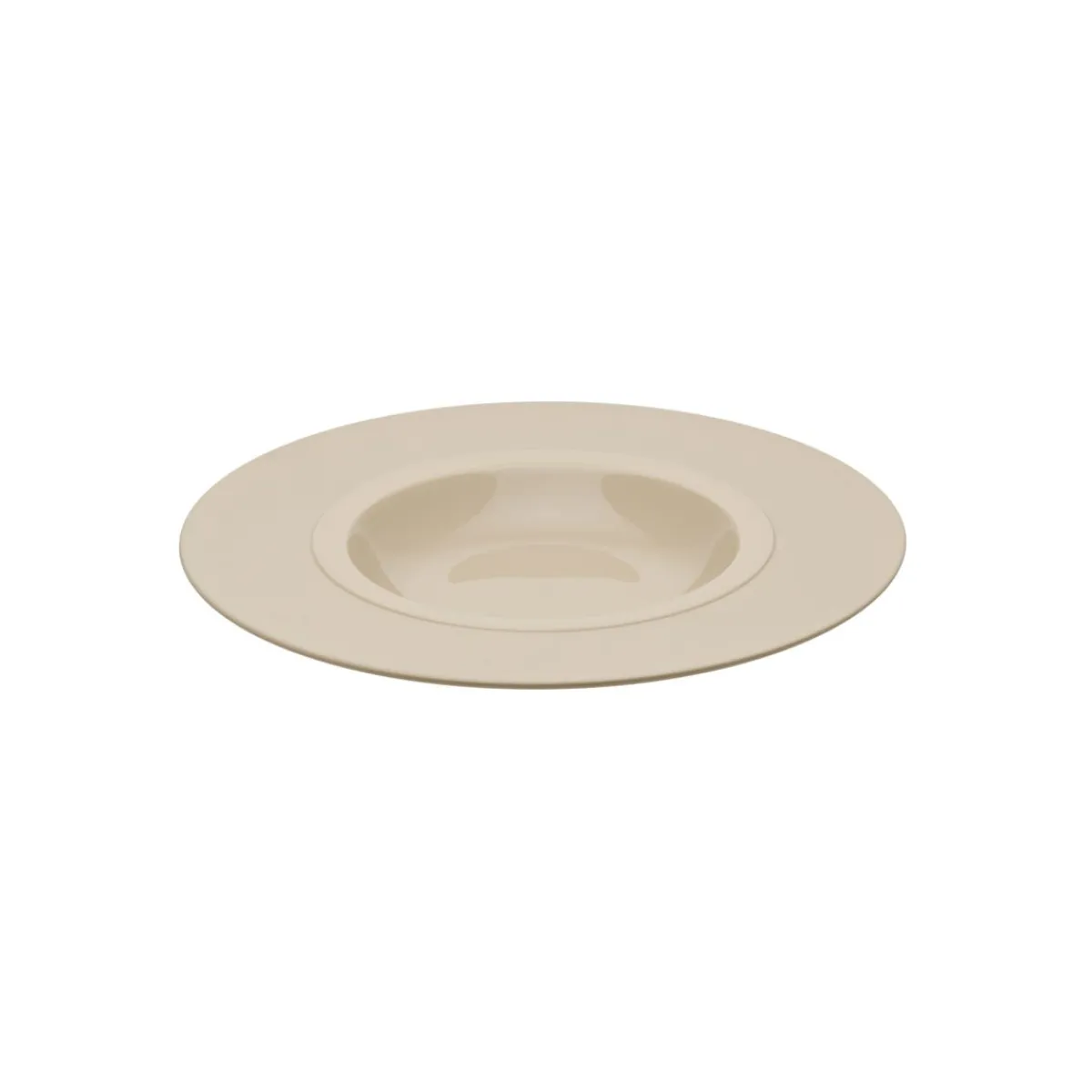 Assiette creuse rond beige grès émaillé Ø 26 cm Bahia - DEGRENNE Hot