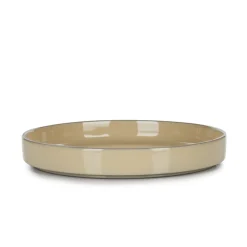 REVOL Assiette creuse rond beige porcelaine culinaire Ø 23 cm  Caractère New