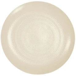DEGRENNE Assiette creuse rond blanc grès émaillé Ø 25 cm Modulo Nature Best