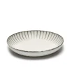 SERAX Assiette creuse rond blanc grès émaillé Ø 27 cm Inku Hot
