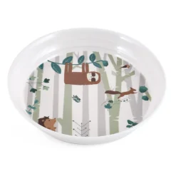 Assiette creuse rond blanc mélamine Ø 18,5 cm - PLASTOREX Discount