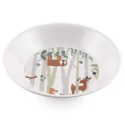 Assiette creuse rond blanc mélamine Ø 18,5 cm - PLASTOREX