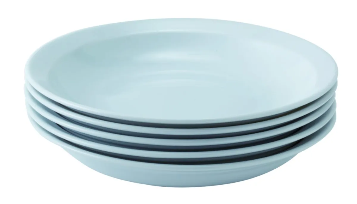Aucune Assiette creuse rond blanc porcelaine Ø 13 cm Optima Vaisselle Sale