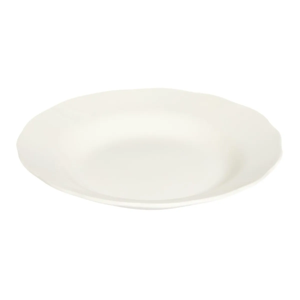 PRO.MUNDI Assiette creuse rond blanc porcelaine Ø 22,9 cm Sérafine Hot