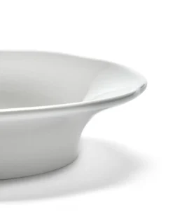 SERAX Assiette creuse rond blanc porcelaine Ø 15 cm Silhouette Clearance