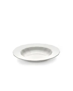 Assiette creuse rond blanc porcelaine Ø 27 cm Silhouette - SERAX Online