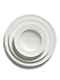 SERAX Assiette creuse rond blanc porcelaine bone china Ø 18 cm Nido Best