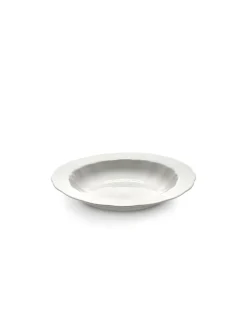 Assiette creuse rond blanc porcelaine Ø 23,7 cm Silhouette - SERAX Outlet