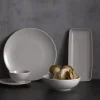 Assiette creuse rond blanc porcelaine Ø 24,3 cm Evo Pearl - DUDSON New