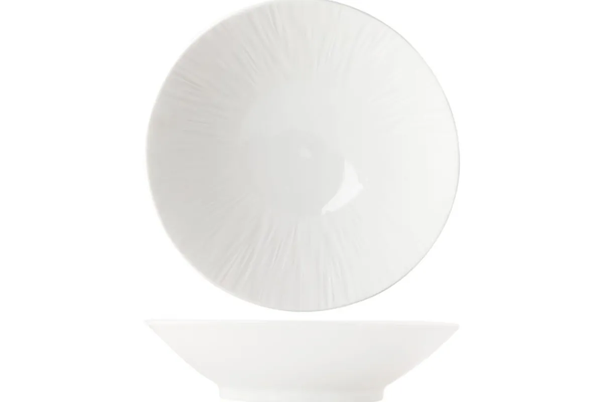 PROOF Assiette creuse rond blanc porcelaine Ø 23 cm Pure White New