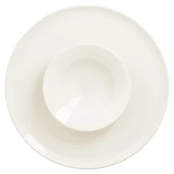 RAK Assiette creuse rond blanc porcelaine vitrifiée Ø 25,5 cm Chill New