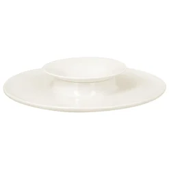RAK Assiette creuse rond blanc porcelaine vitrifiée Ø 25,5 cm Chill New